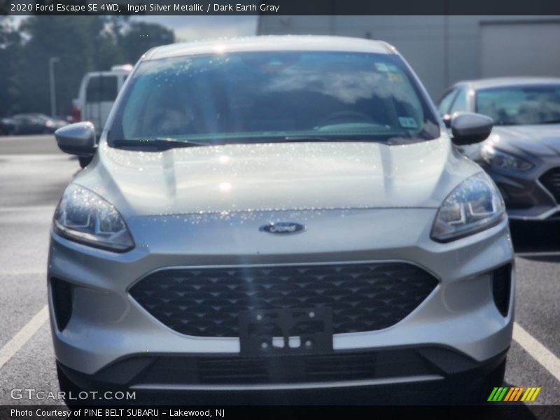 Ingot Silver Metallic / Dark Earth Gray 2020 Ford Escape SE 4WD