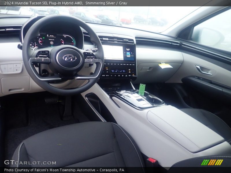  2024 Tucson SEL Plug-In Hybrid AWD Gray Interior
