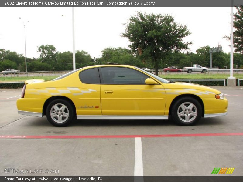 Competition Yellow / Ebony 2002 Chevrolet Monte Carlo SS Limited Edition Pace Car