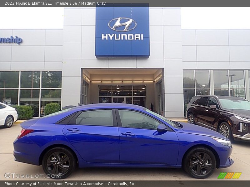 Intense Blue / Medium Gray 2023 Hyundai Elantra SEL