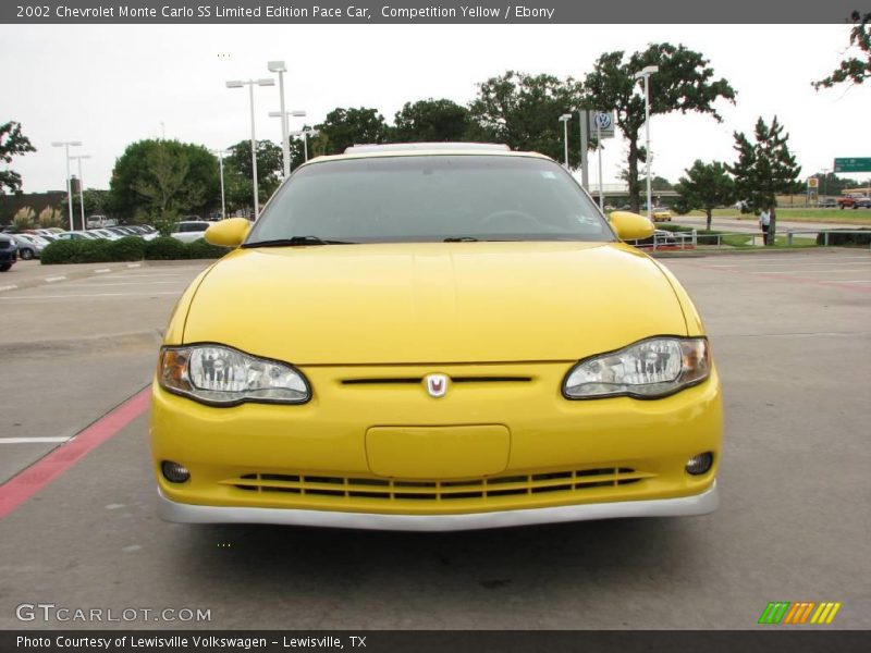 Competition Yellow / Ebony 2002 Chevrolet Monte Carlo SS Limited Edition Pace Car