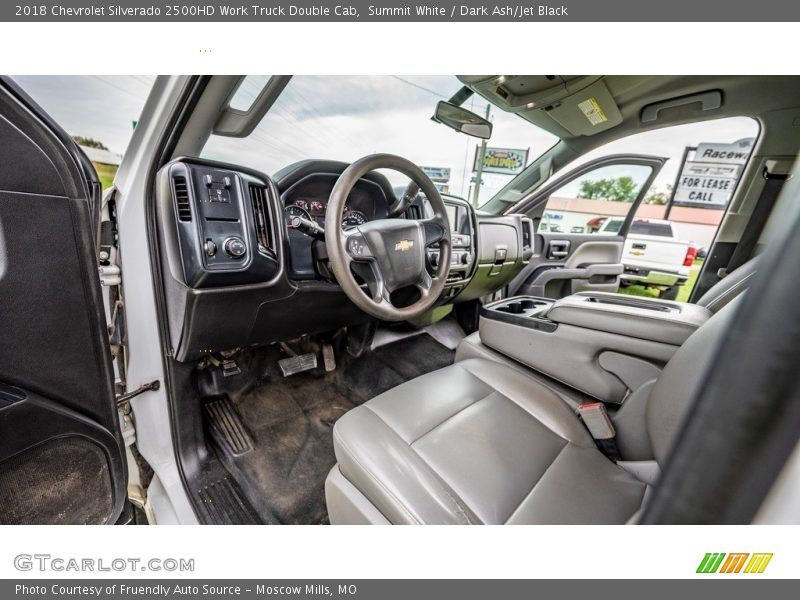  2018 Silverado 2500HD Work Truck Double Cab Dark Ash/Jet Black Interior