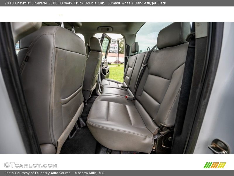 Rear Seat of 2018 Silverado 2500HD Work Truck Double Cab