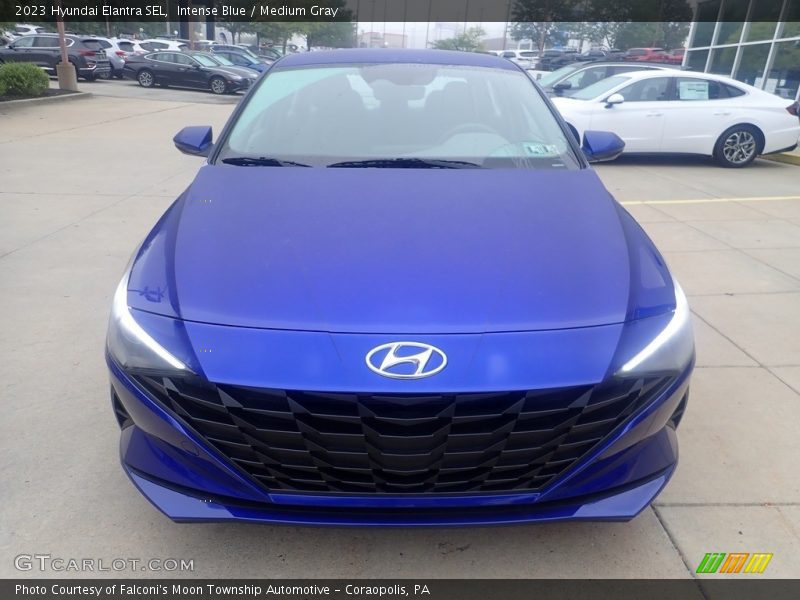 Intense Blue / Medium Gray 2023 Hyundai Elantra SEL