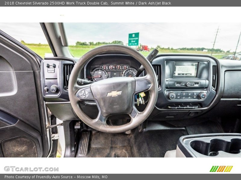 Summit White / Dark Ash/Jet Black 2018 Chevrolet Silverado 2500HD Work Truck Double Cab