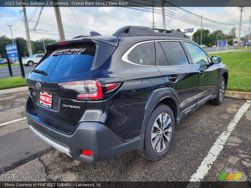 Crystal Black Silica / Slate Black 2023 Subaru Outback 2.5i Limited