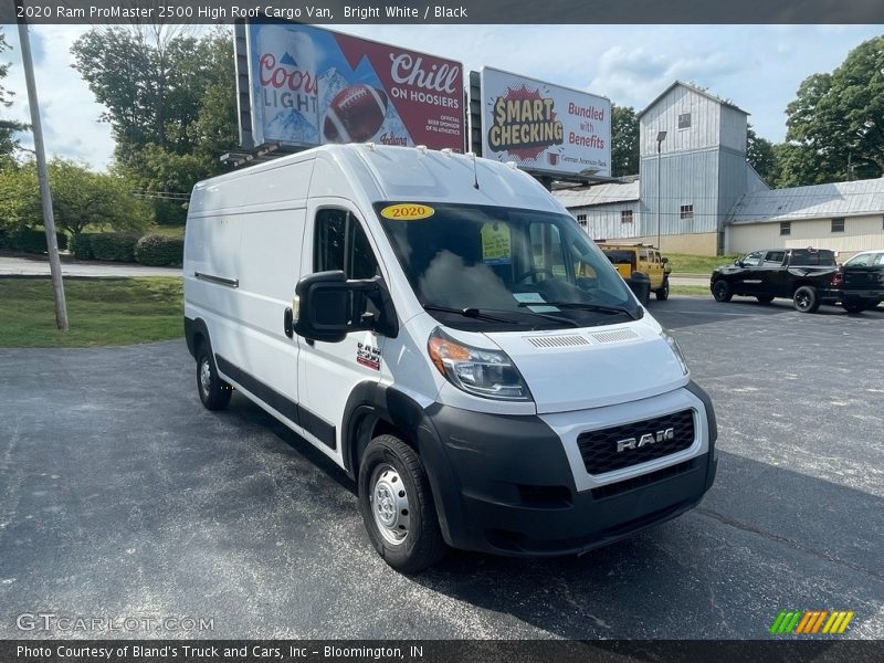 Bright White / Black 2020 Ram ProMaster 2500 High Roof Cargo Van