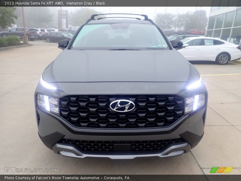 Hampton Gray / Black 2023 Hyundai Santa Fe XRT AWD