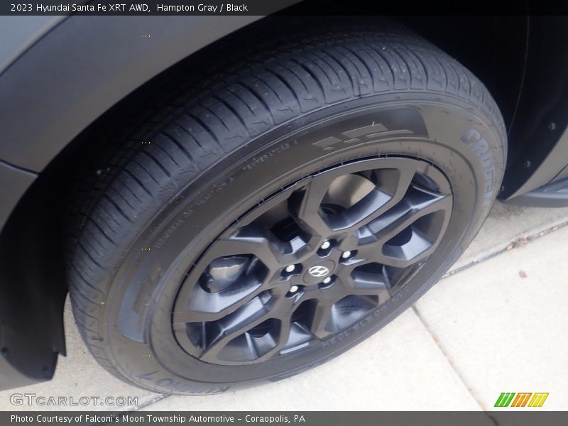 Hampton Gray / Black 2023 Hyundai Santa Fe XRT AWD