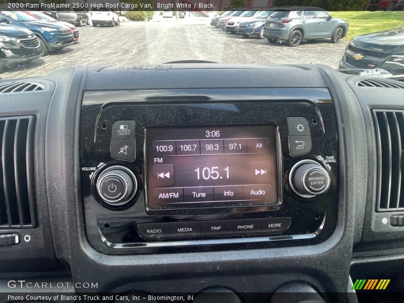 Bright White / Black 2020 Ram ProMaster 2500 High Roof Cargo Van