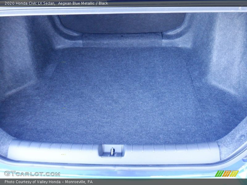 Aegean Blue Metallic / Black 2020 Honda Civic LX Sedan
