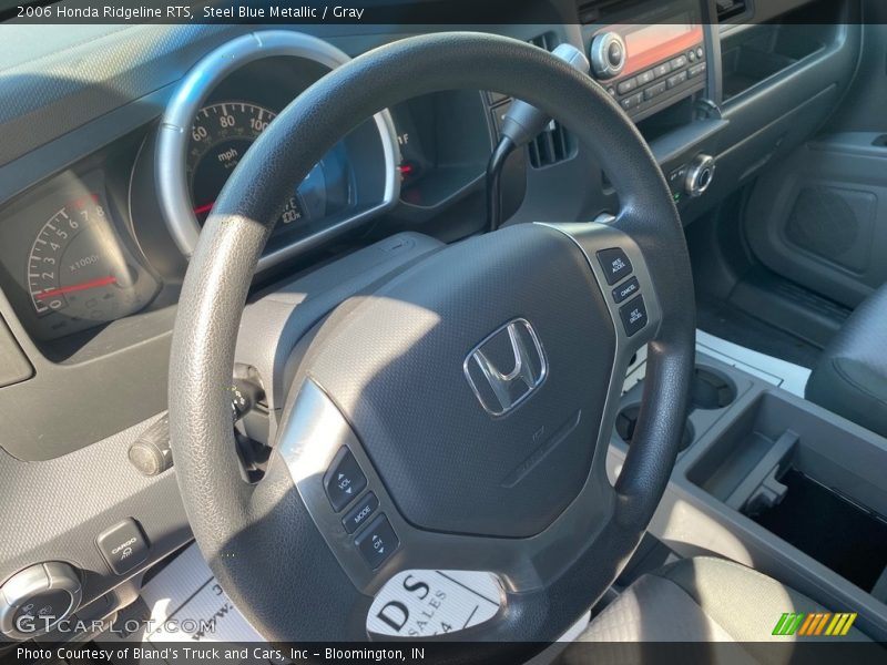 Steel Blue Metallic / Gray 2006 Honda Ridgeline RTS