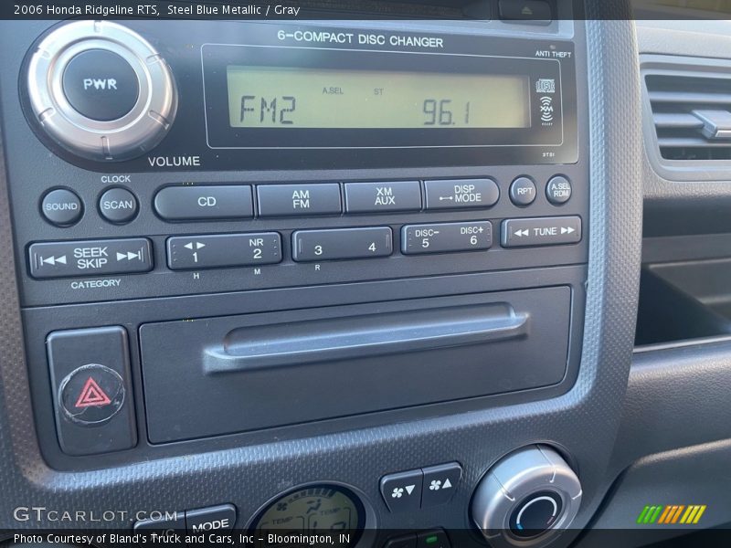 Steel Blue Metallic / Gray 2006 Honda Ridgeline RTS