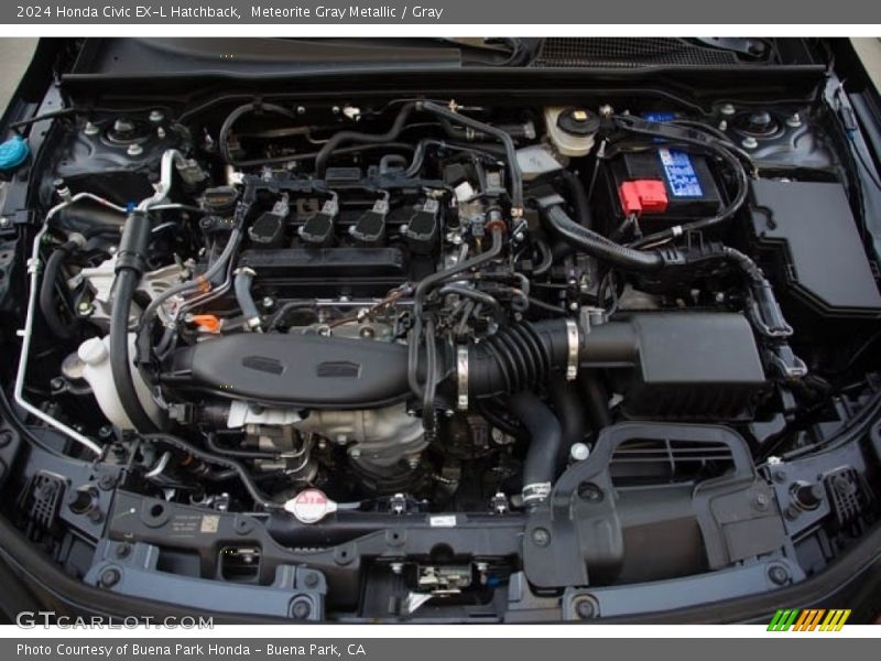 Meteorite Gray Metallic / Gray 2024 Honda Civic EX-L Hatchback