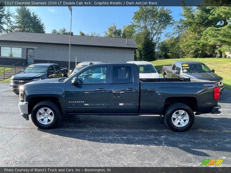 Graphite Metallic / Dark Ash/Jet Black 2017 Chevrolet Silverado 1500 LT Double Cab 4x4