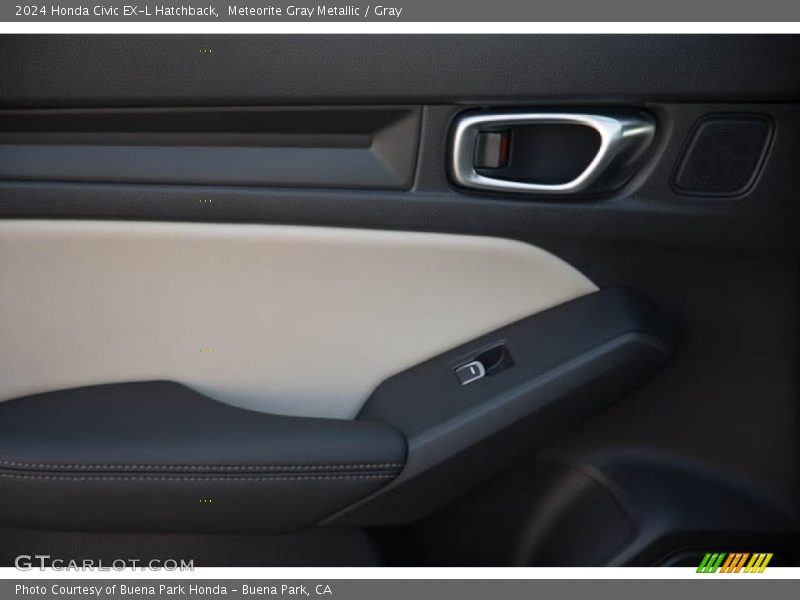Meteorite Gray Metallic / Gray 2024 Honda Civic EX-L Hatchback