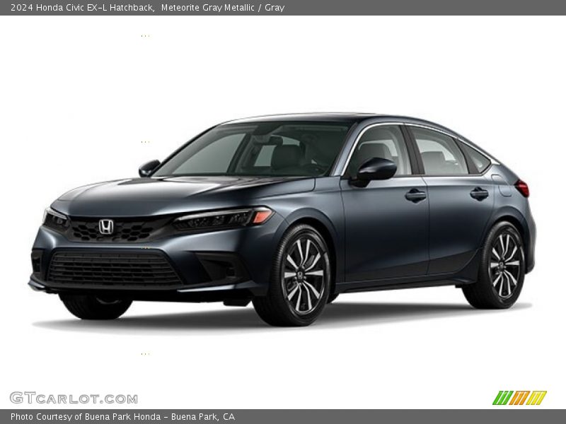 Meteorite Gray Metallic / Gray 2024 Honda Civic EX-L Hatchback