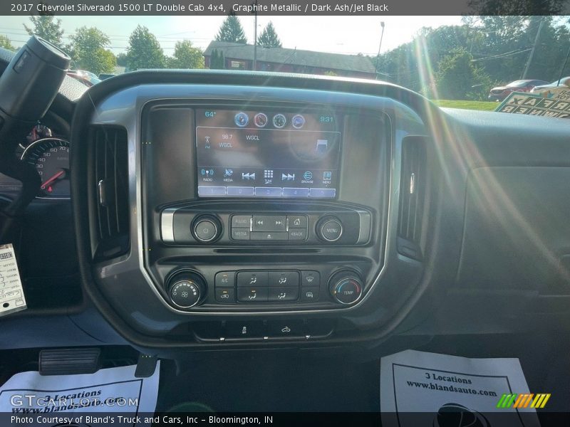 Graphite Metallic / Dark Ash/Jet Black 2017 Chevrolet Silverado 1500 LT Double Cab 4x4