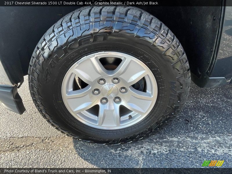 Graphite Metallic / Dark Ash/Jet Black 2017 Chevrolet Silverado 1500 LT Double Cab 4x4