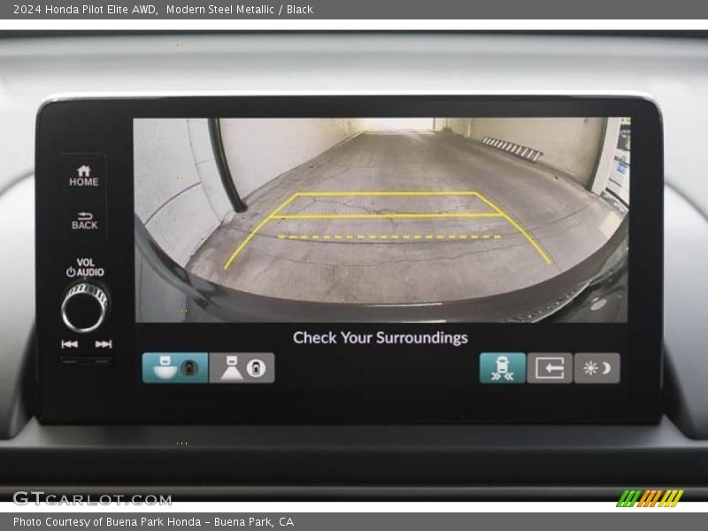 Modern Steel Metallic / Black 2024 Honda Pilot Elite AWD