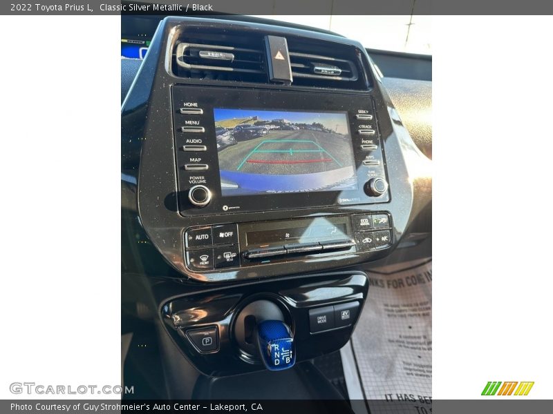 Controls of 2022 Prius L