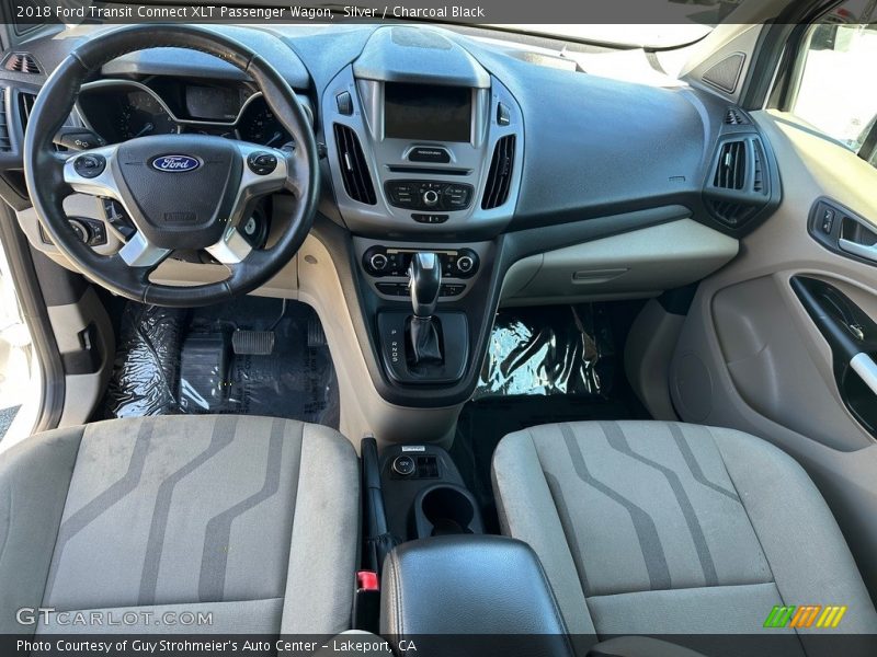 Silver / Charcoal Black 2018 Ford Transit Connect XLT Passenger Wagon