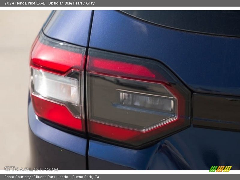 Obsidian Blue Pearl / Gray 2024 Honda Pilot EX-L