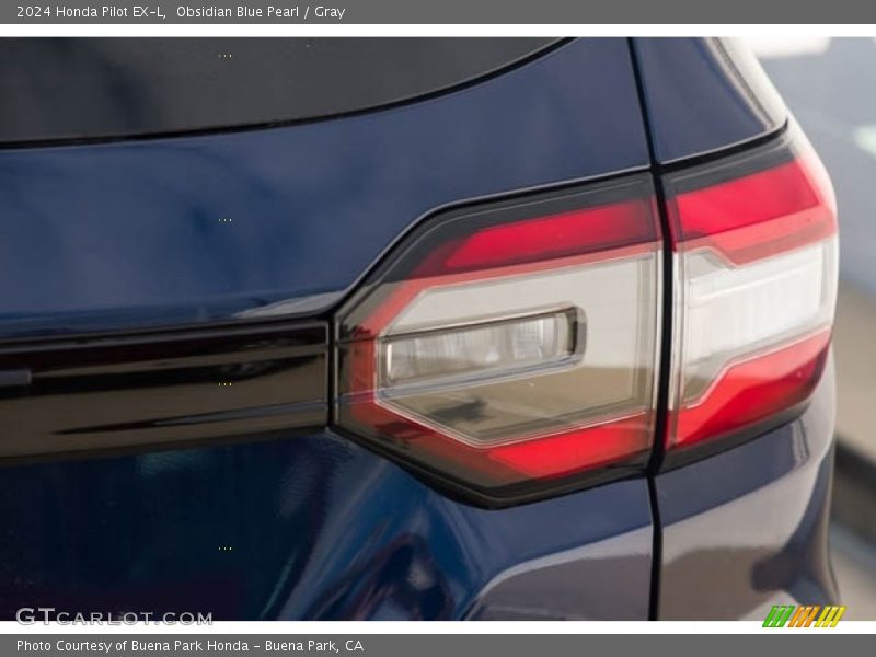 Obsidian Blue Pearl / Gray 2024 Honda Pilot EX-L