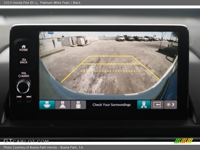 Platinum White Pearl / Black 2024 Honda Pilot EX-L