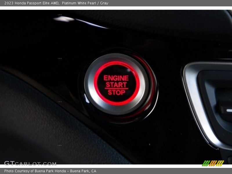 Platinum White Pearl / Gray 2023 Honda Passport Elite AWD