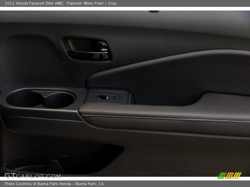 Platinum White Pearl / Gray 2023 Honda Passport Elite AWD