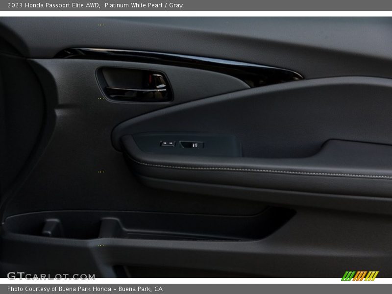 Platinum White Pearl / Gray 2023 Honda Passport Elite AWD