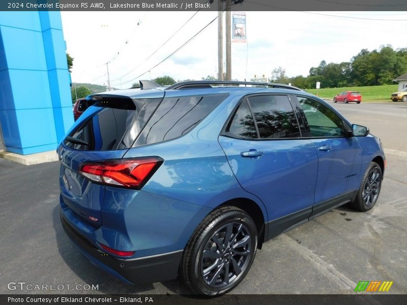 Lakeshore Blue Metallic / Jet Black 2024 Chevrolet Equinox RS AWD