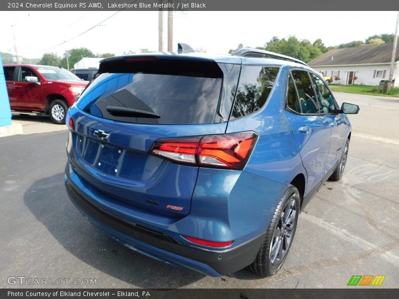 Lakeshore Blue Metallic / Jet Black 2024 Chevrolet Equinox RS AWD