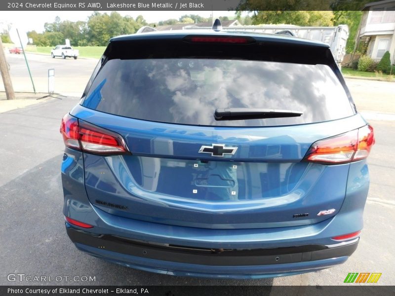Lakeshore Blue Metallic / Jet Black 2024 Chevrolet Equinox RS AWD