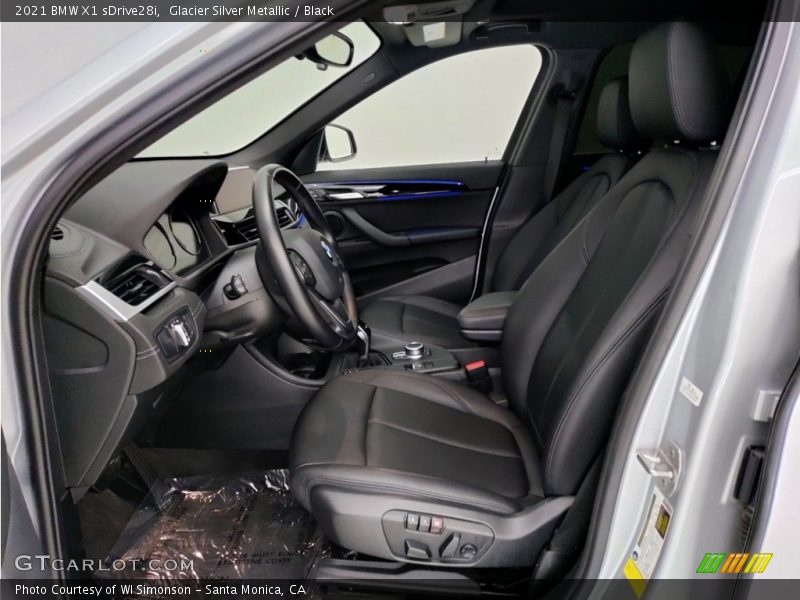 Glacier Silver Metallic / Black 2021 BMW X1 sDrive28i
