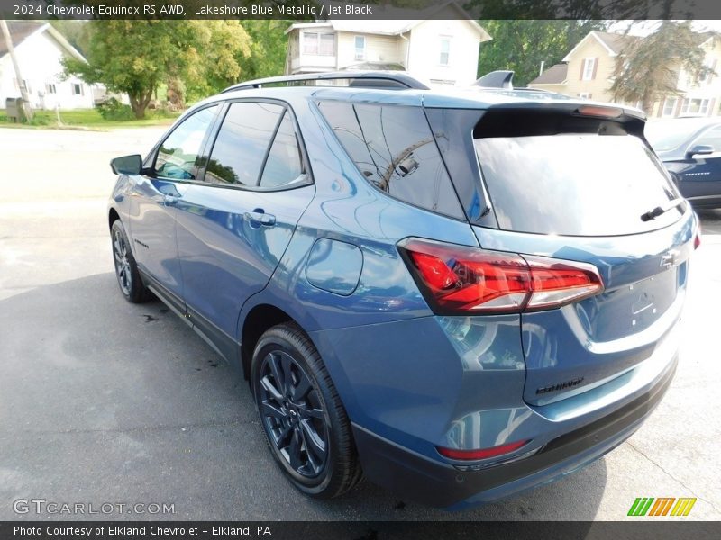Lakeshore Blue Metallic / Jet Black 2024 Chevrolet Equinox RS AWD