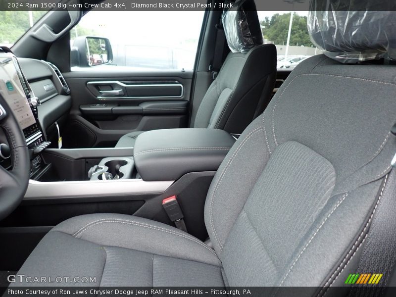 Diamond Black Crystal Pearl / Black 2024 Ram 1500 Big Horn Crew Cab 4x4