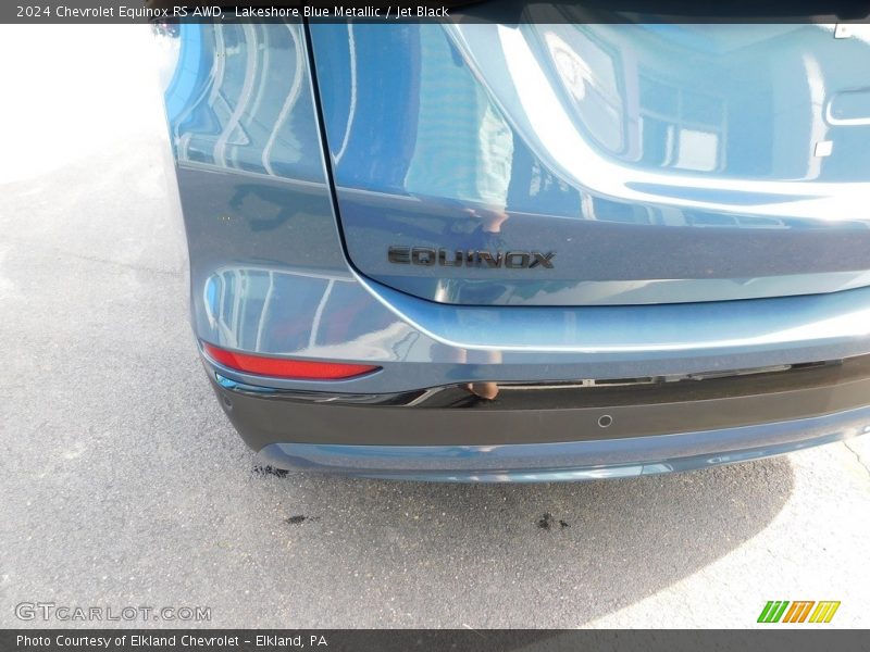 Lakeshore Blue Metallic / Jet Black 2024 Chevrolet Equinox RS AWD