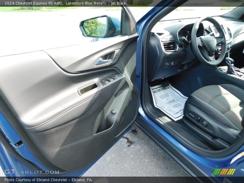 Lakeshore Blue Metallic / Jet Black 2024 Chevrolet Equinox RS AWD