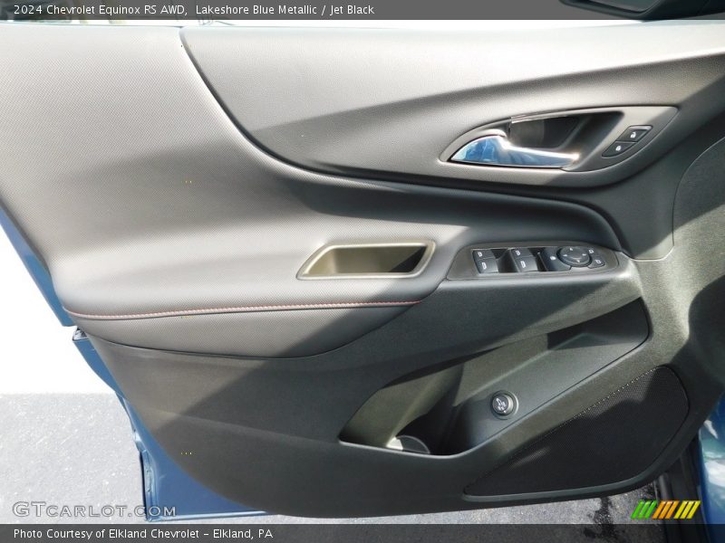 Lakeshore Blue Metallic / Jet Black 2024 Chevrolet Equinox RS AWD