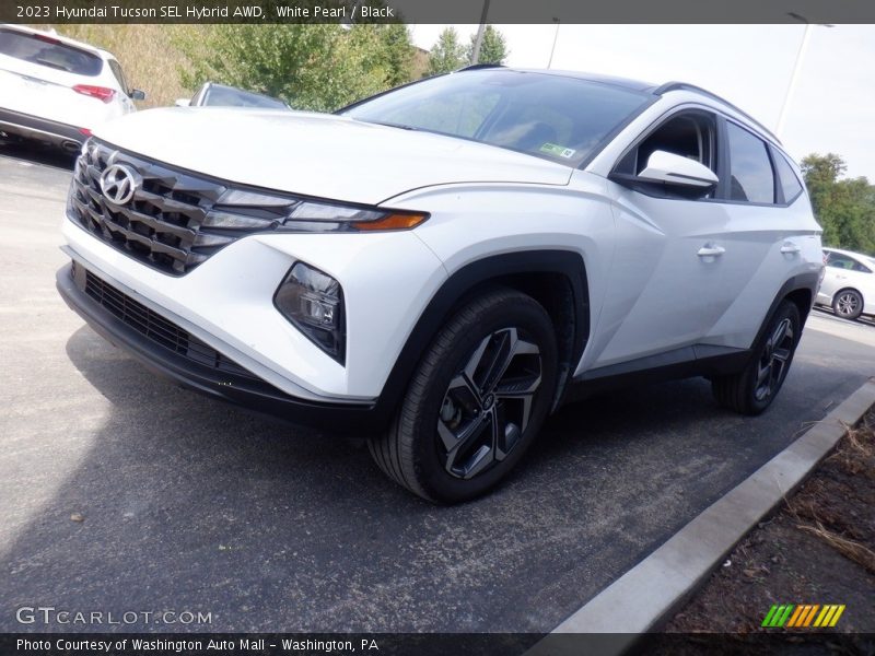 Front 3/4 View of 2023 Tucson SEL Hybrid AWD