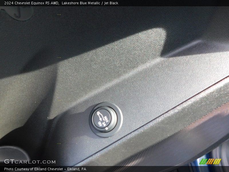 Lakeshore Blue Metallic / Jet Black 2024 Chevrolet Equinox RS AWD