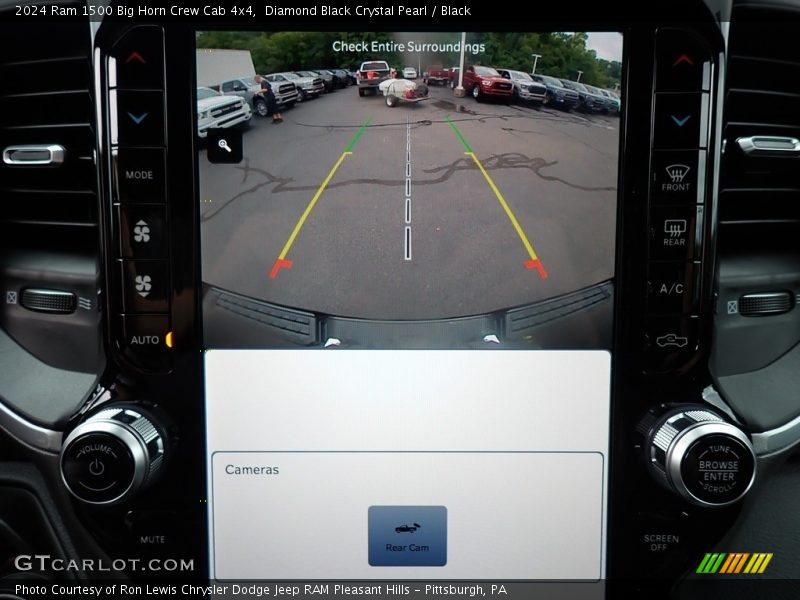 Diamond Black Crystal Pearl / Black 2024 Ram 1500 Big Horn Crew Cab 4x4