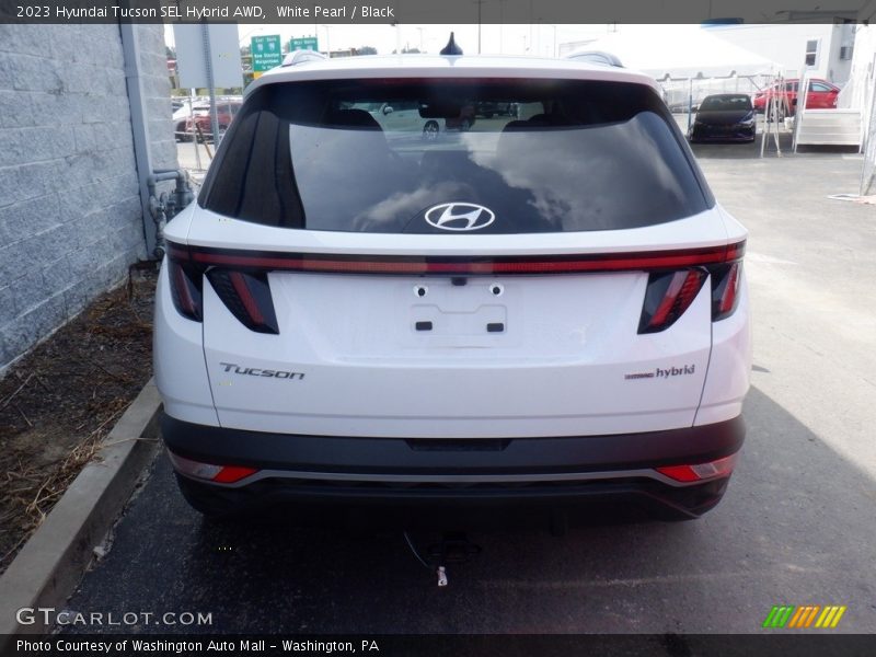 White Pearl / Black 2023 Hyundai Tucson SEL Hybrid AWD