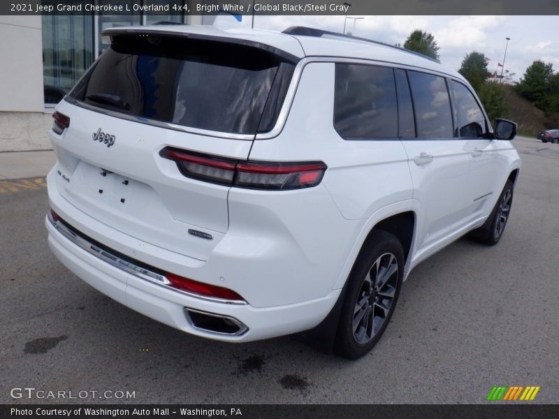 Bright White / Global Black/Steel Gray 2021 Jeep Grand Cherokee L Overland 4x4