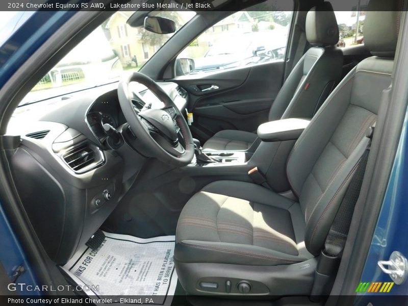 Lakeshore Blue Metallic / Jet Black 2024 Chevrolet Equinox RS AWD