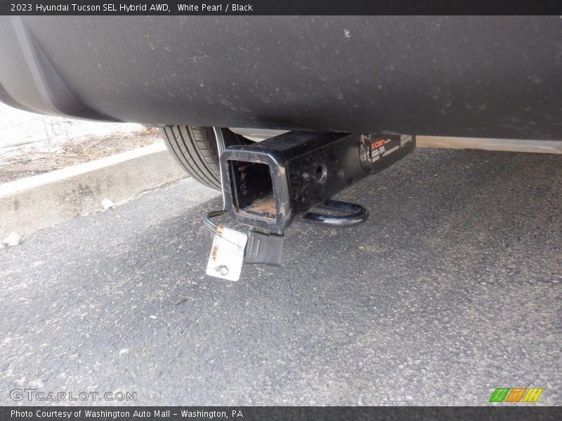 White Pearl / Black 2023 Hyundai Tucson SEL Hybrid AWD