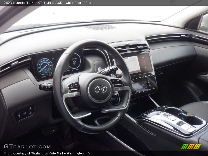 Dashboard of 2023 Tucson SEL Hybrid AWD
