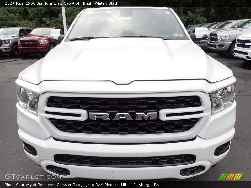 Bright White / Black 2024 Ram 1500 Big Horn Crew Cab 4x4